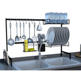 Cozinha Autossustentável Escorredor Suspenso Elegance Preto - Ela Decora