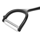 Descascador de Legumes Cabo Antiderrapante Chef Pro Preto 18cm