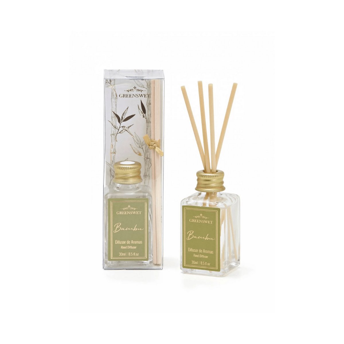 Difusor De Aromas Bambu Greens Wet - 30ml - Ela Decora