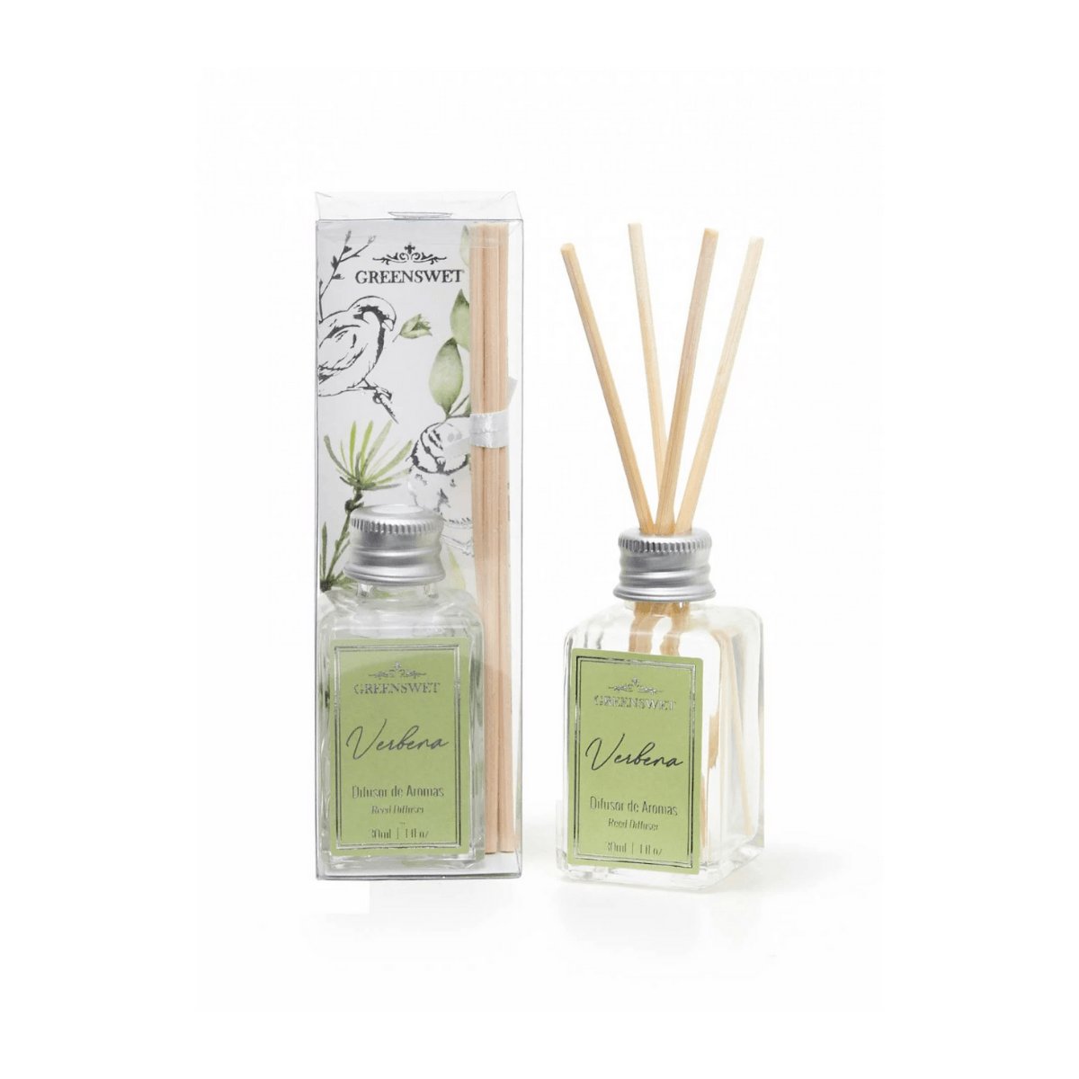 Difusor De Aromas Verbena Greens Wet - 30 Ml - Ela Decora