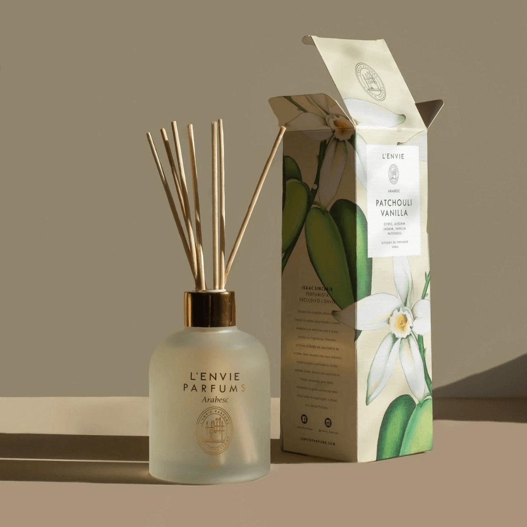 Difusor de Perfume Patchouli Vanilla Arabesc 200ml L'Envie - Ela Decora