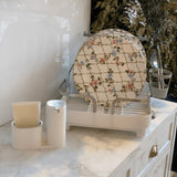 Dispenser Para Detergente E Bucha Branco Com Cromado Linha Conceito - Ela Decora