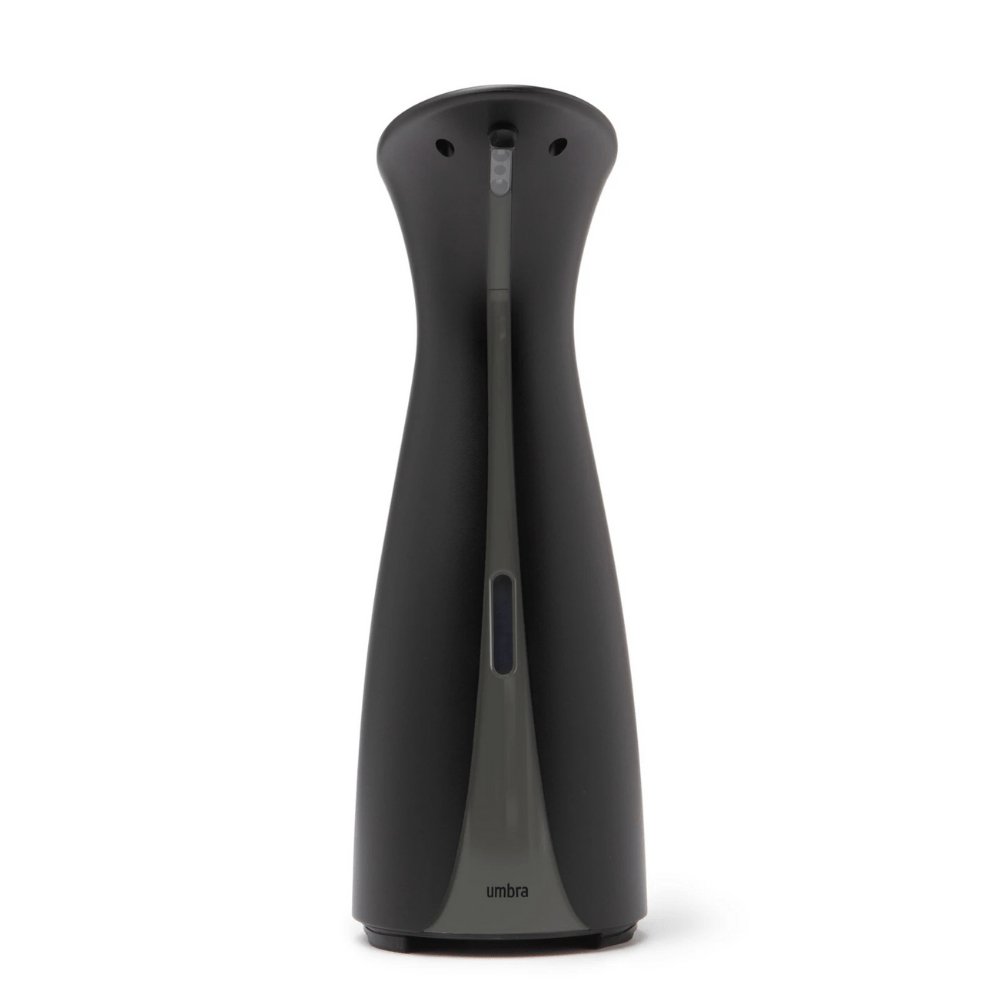 Dispenser Porta Detergente Automático com Sensor Preto e Cinza Otto - 250ml - Ela Decora