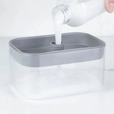 Dispenser Porta Detergente e Esponja Trium Chumbo 500ml - Ela Decora