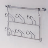 Escorredor Componível para 6 Copos Aço Cromado - Ela Decora