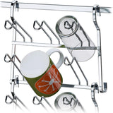 Escorredor Componível para 6 Copos Aço Cromado - Ela Decora