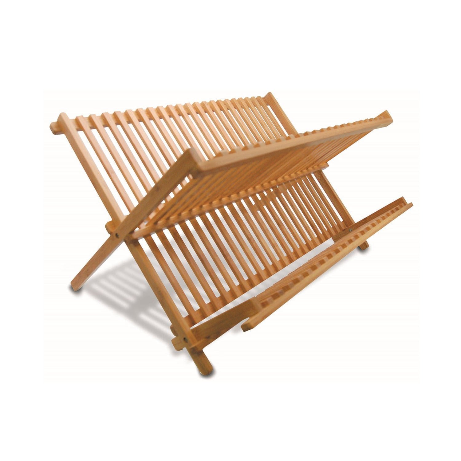 Escorredor de Louças Bambu 45xm x 33cm x 23,5cm - Ela Decora