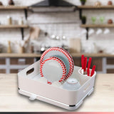 Escorredor De Louças Branco Com Bico Para Escorrer Água - Ela Decora