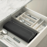 Escorredor de Louças com Tapete Udry Cinza - Ela Decora