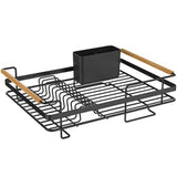 Escorredor de Louças Metalla Preto 44cm x 31,7cm x 13,2cm - Ela Decora