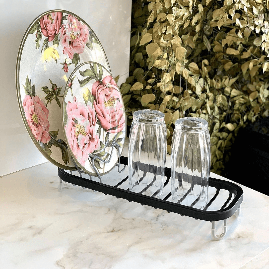Escorredor de Pratos Sinkin Mini Preto - Ela Decora