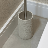 Escova Sanitára em Polirresina Branca 37cm - Ela Decora