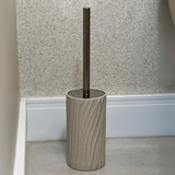 Escova Sanitária em Polirresina Bege 37cm - Ela Decora
