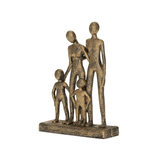Escultura Familia em Polirresina 22cm - Ela Decora