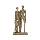 Escultura Familia em Polirresina 30cm - Ela Decora
