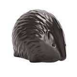 Escultura Ouriço em Cerâmica Preto 9cm - Ela Decora