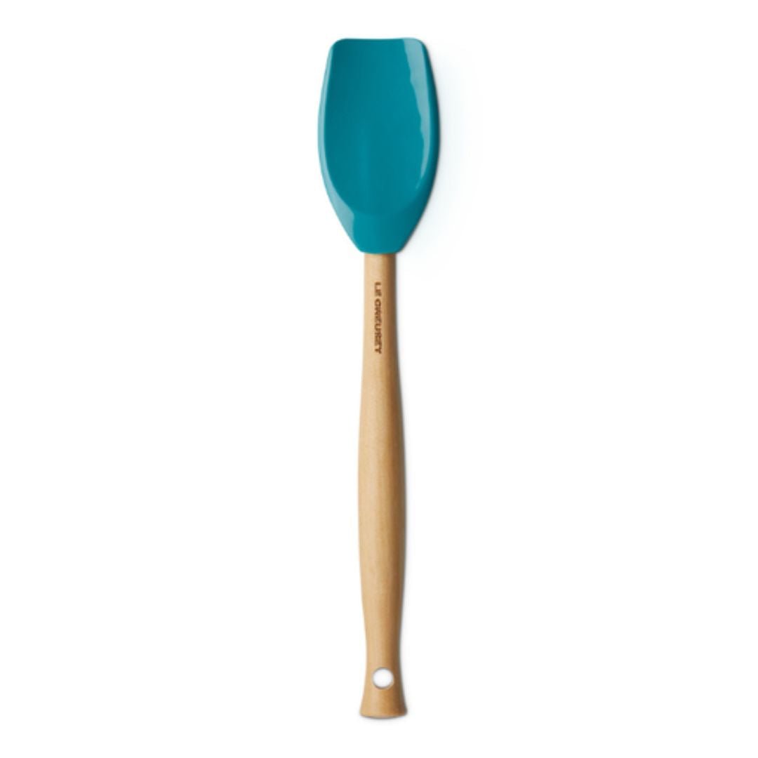 Espátula Colher de Silicone Craft Azul Caribe Le Creuset - Ela Decora