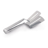 Espátula Culinaria Dupla Aço Inox Cromado 27cm - Ela Decora