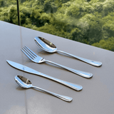 Faqueiro 24 Peças Sicilia em Aço Inox Cromado - Ela Decora