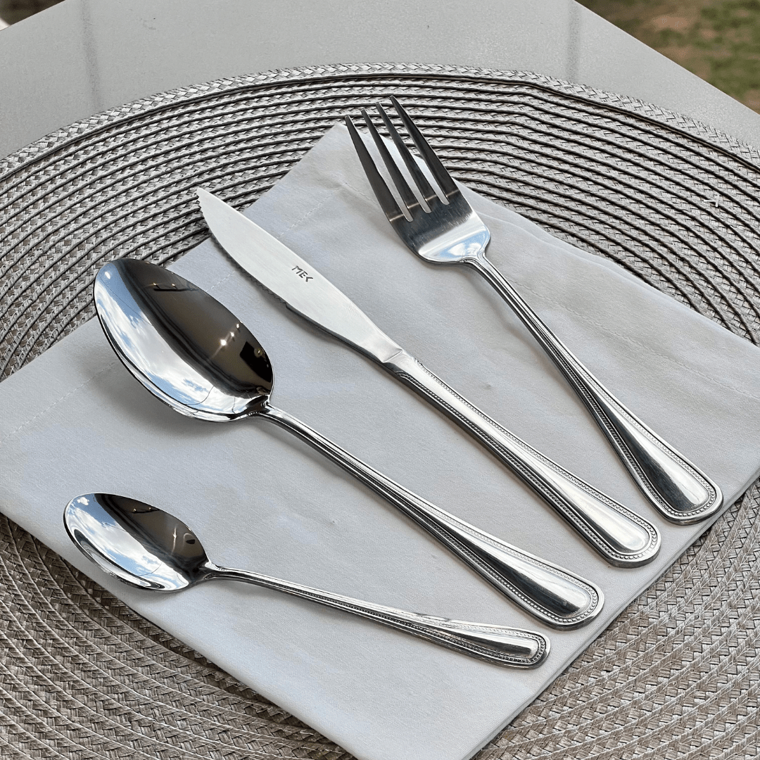 Faqueiro 24 Peças Sicilia em Aço Inox Cromado - Ela Decora