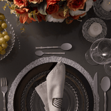 Faqueiro Elegant Estilo Bambu em Aço Inox 16 Peças - Ela Decora