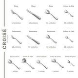 Faqueiro Inox Croisé 101 Peças St James - Ela Decora