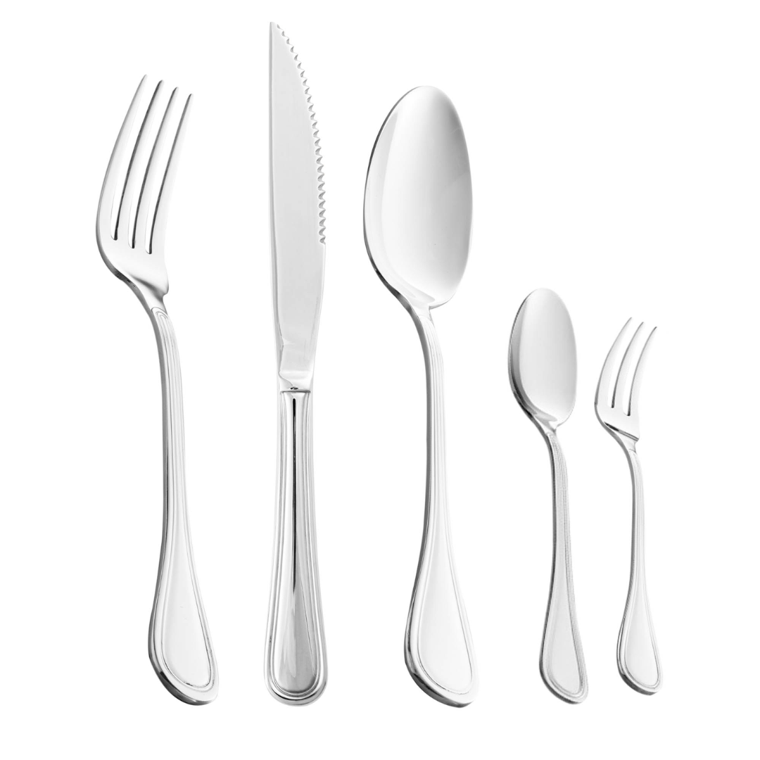 Faqueiro para Churrasco Avalon de Aço Inox - 30 Peças - Ela Decora