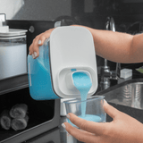 Pote Hermético Dispenser Flow Branco 2,3 Litros