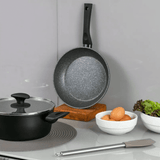 Frigideira Antiaderente Orion Preta 24cm - Ela Decora