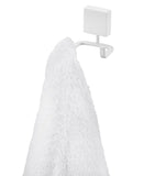 Gancho Duplo com Fixação Parafuso 6,5 cm x 6 cm x 5,5 cm Branco Fosco - Ela Decora