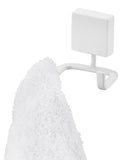 Gancho Duplo com Fixação Parafuso 6,5 cm x 6 cm x 5,5 cm Branco Fosco - Ela Decora