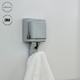 Gancho Multiuso com Fixação 3M Cromado - Ela Decora