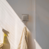 Gancho Multiuso Com Fixação Ventosa Cromado - Ela Decora