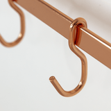 Gancho para Barra Piatina 6 Unidades Rose Gold - Ela Decora
