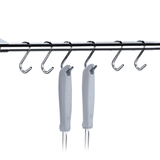 Gancho para Barra Tubular Cromado - 6 Unidades - Ela Decora