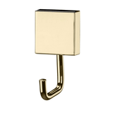 Gancho Porta Toalha Fixação Parafuso Dourado - Ela Decora