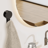 Gancho Unitário Plástico Dupla Face 3M Preto - Ela Decora