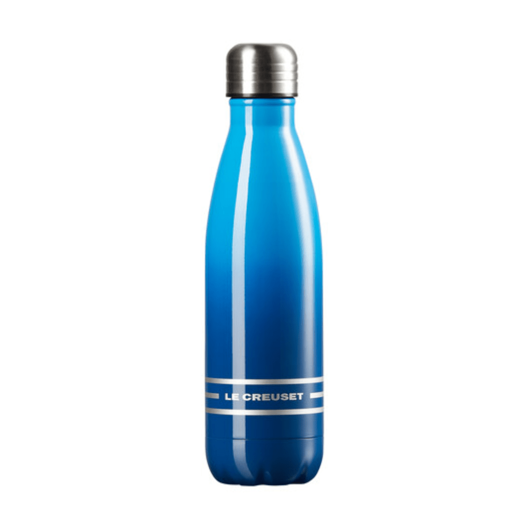 Garrafa de Hidratação em Aço Inox Azul Marseille 500ml Le Creuset - Ela Decora