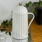Garrafa Térmica de Plástico Bird Branca 600ml - Ela Decora