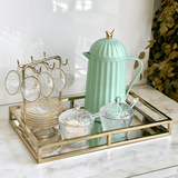 Garrafa Térmica de Plástico Bird Menta 600ml - Ela Decora