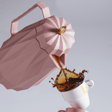 Garrafa Térmica de Plástico Diamond Rosa 1 Litro - Ela Decora