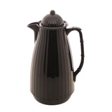 Garrafa Térmica de Plastico e Bambu Preto 1 Litro - Ela Decora