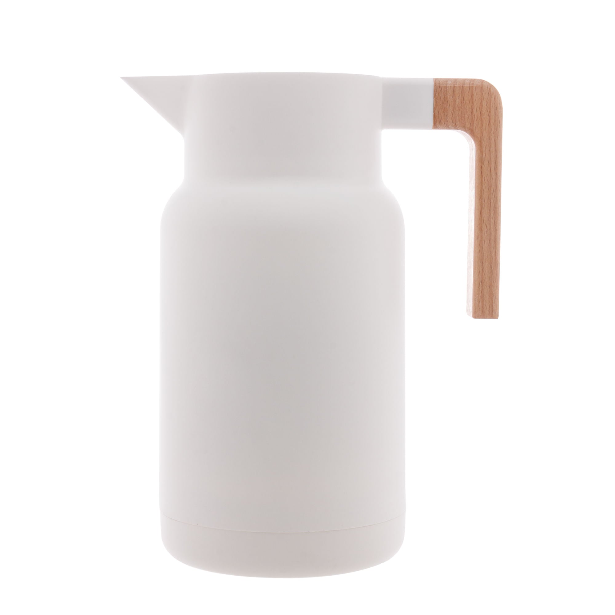 Garrafa Térmica de Plástico Organic Branco 1 Litro - Ela Decora