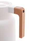 Garrafa Térmica de Plástico Organic Branco 1 Litro - Ela Decora