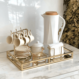 Garrafa Térmica de Plástico Queen Branca 1 Litro - Ela Decora