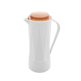 Garrafa Térmica de Plástico Queen Branca 1 Litro - Ela Decora