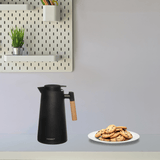 Garrafa Térmica Elegantia Preta 1 Litro - Ela Decora