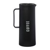 Garrafa Térmica Manhattan Preta 1 Litro - Ela Decora