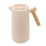 Garrafa Térmica New Nórdica de Plástico Bege 1 Litro - Ela Decora