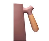 Garrafa Térmica Nórdica com Cabo de Madeira Rose - Ela Decora